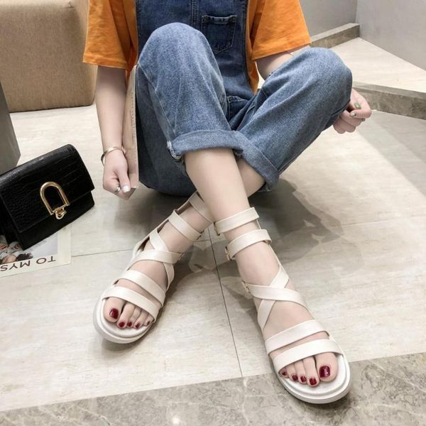 summer 2020 new high-roman sandals female fairy wind open-toe hollow flat sandals z845, Black
summer 2020 new high-roman sandals female fairy wind open-toe hollow flat sandals z845, Black