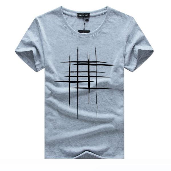 swenearo men's t-shirts summer short sleeve t shirt men simple creative design line cross print cotton brand shirts men tees, White;black
swenearo men's t-shirts summer short sleeve t shirt men simple creative design line cross print cotton brand shirts men tees, White;black