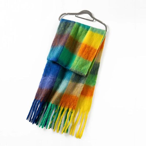 scarves autumn and winter fringed scarf rainbow fashion color patchwork women men shawl with tassel, Blue;gray
scarves autumn and winter fringed scarf rainbow fashion color patchwork women men shawl with tassel, Blue;gray