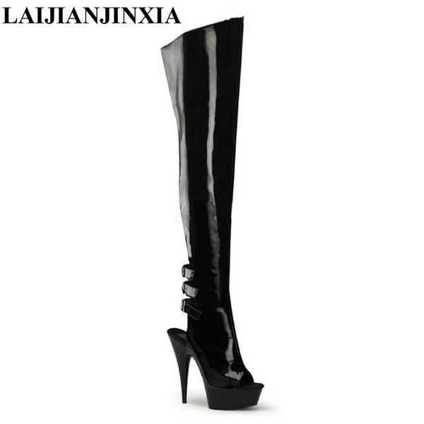 laijianjinxia woman black long boots 5 cm platform heel over-the-knee boot model fun club party female booties stiletto heel
laijianjinxia woman black long boots 5 cm platform heel over-the-knee boot model fun club party female booties stiletto heel