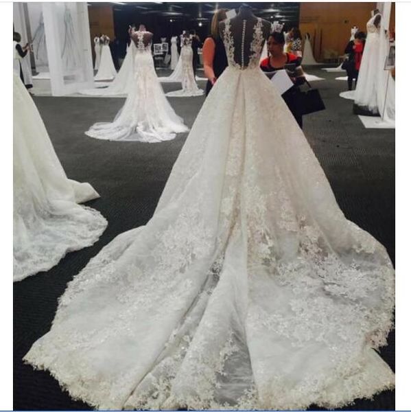 2020 real image wedding dress with over-skirt lace applique mermaid long wedding gowns stunning lace birdal wedding dresses, White 
2020 real image wedding dress with over-skirt lace applique mermaid long wedding gowns stunning lace birdal wedding dresses, White