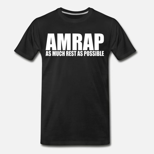 amrap as much rest as possible t shirt men graphic cotton plus size 3xl pictures graphic new fashion summer leisure shirt
amrap as much rest as possible t shirt men graphic cotton plus size 3xl pictures graphic new fashion summer leisure shirt