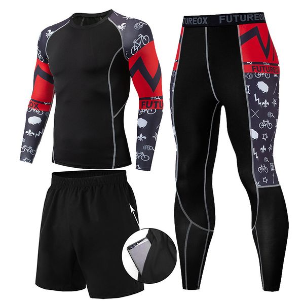new men's fitness suit sweat suit tracksuit fitness suit men's three-piece running quick-drying clothes sports tight training clot, Gray
new men's fitness suit sweat suit tracksuit fitness suit men's three-piece running quick-drying clothes sports tight training clot, Gray
