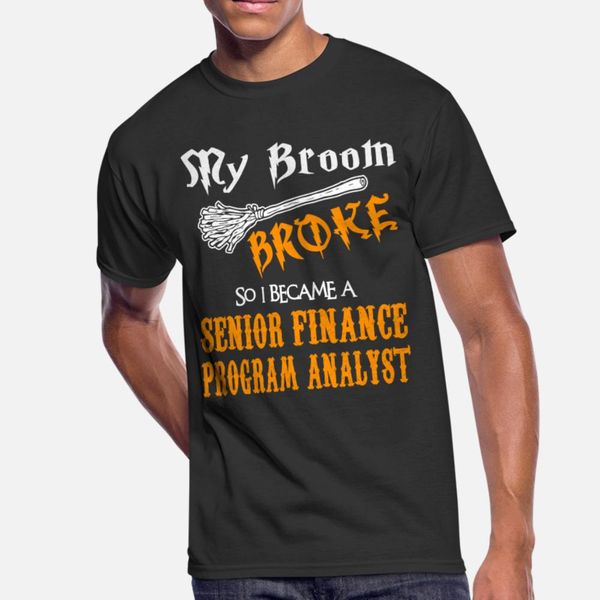 senior finance program analyst t shirt men designing cotton s-xxxl trend interesting fashion spring autumn standard shirt
senior finance program analyst t shirt men designing cotton s-xxxl trend interesting fashion spring autumn standard shirt