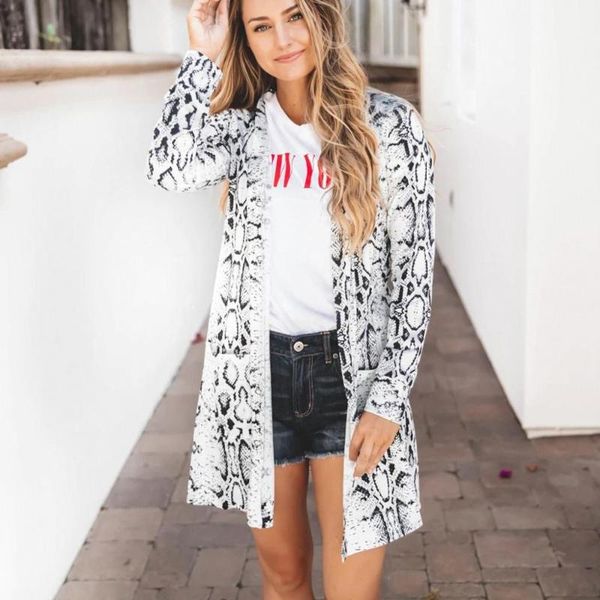 women's jackets jacket women spring casual snake print long coat chaqueta mujer veste femme ceket kurtka bolerko cazadora ship, Black;brown
women's jackets jacket women spring casual snake print long coat chaqueta mujer veste femme ceket kurtka bolerko cazadora ship, Black;brown