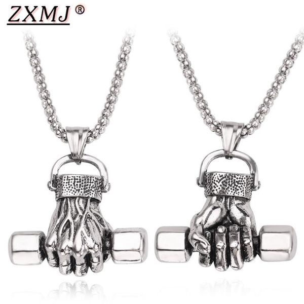 zxmj dumbbell necklace pendant sport fitness weight lifting for men women necklace jewelry weightlifting charm vintage colour, Silver
zxmj dumbbell necklace pendant sport fitness weight lifting for men women necklace jewelry weightlifting charm vintage colour, Silver