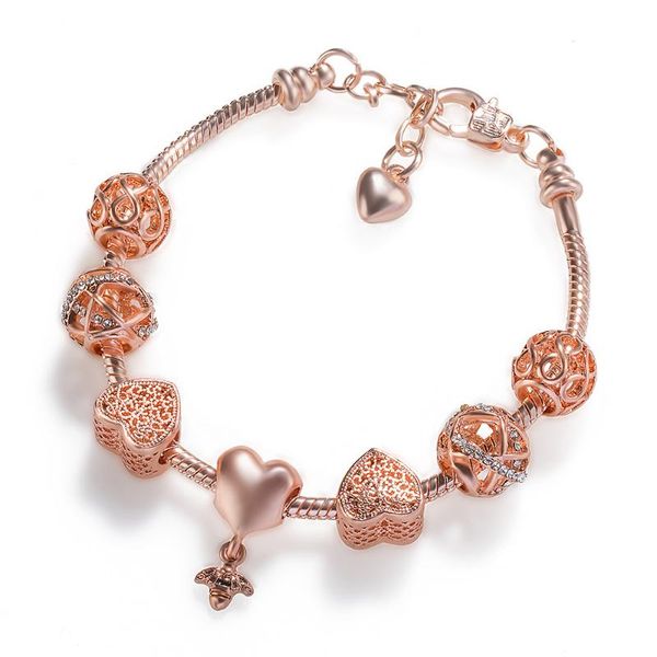 charm bracelets 2021 creative diy glossy face hollow beaded pan bracelet women for, Golden;silver
charm bracelets 2021 creative diy glossy face hollow beaded pan bracelet women for, Golden;silver