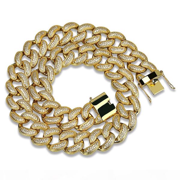 hip-hop men's 28mm chain necklace miami cuban link chain high-quality micro-zircon necklace gold and silver color
hip-hop men's 28mm chain necklace miami cuban link chain high-quality micro-zircon necklace gold and silver color