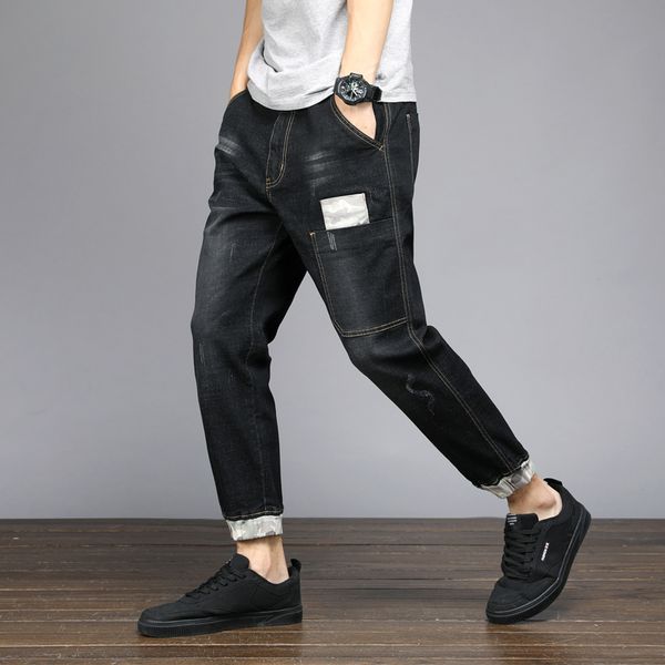 plus size 28-48 men jeans slim ankle-length pants 2020 new casual slim fit straight high stretch feet skinny jeans men black, Blue
plus size 28-48 men jeans slim ankle-length pants 2020 new casual slim fit straight high stretch feet skinny jeans men black, Blue