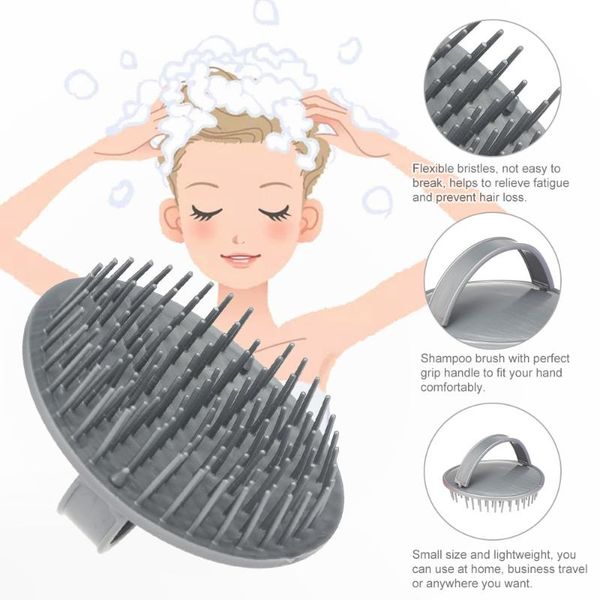 hair brushes 1pcs handheld shampoo brush comb anti-dandruff anti-skid hairbrush scalp massage body washing shower clean tool, Silver
hair brushes 1pcs handheld shampoo brush comb anti-dandruff anti-skid hairbrush scalp massage body washing shower clean tool, Silver