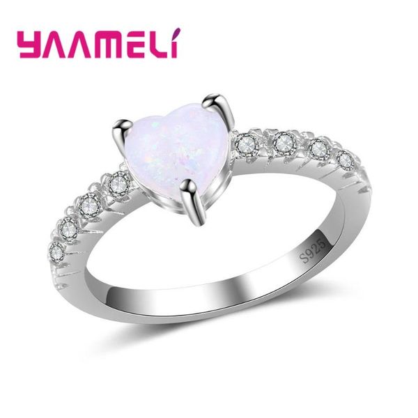 white opal stones rings for women 925 sterling silver color rings 3 prong setting jewelry accessory heart ring, Golden;silver
white opal stones rings for women 925 sterling silver color rings 3 prong setting jewelry accessory heart ring, Golden;silver
