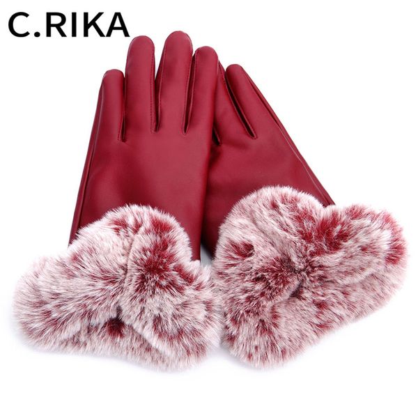 women winter faux fur leather gloves full finger gloves velvet thick warm touch screen mittens lady girls cycling guantes, Blue;gray
women winter faux fur leather gloves full finger gloves velvet thick warm touch screen mittens lady girls cycling guantes, Blue;gray