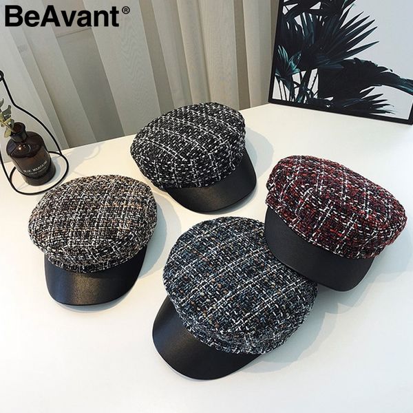 beanie/skull caps beavant casual plaid tweed cap women streetwear fashion ladies painter hats autumn winter female beret hat, Blue;gray
beanie/skull caps beavant casual plaid tweed cap women streetwear fashion ladies painter hats autumn winter female beret hat, Blue;gray