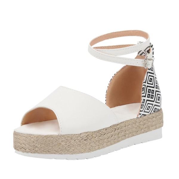 sagace summer new ladies sandals printed roman style thick bottom buckle fish mouth shoes for women indoor and outdoor, Black
sagace summer new ladies sandals printed roman style thick bottom buckle fish mouth shoes for women indoor and outdoor, Black