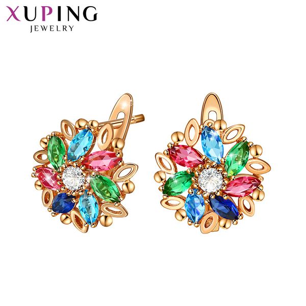xuping fashion colorful flower shaped synthesis cubic zirconia european style hoops earrings for women jewelry 98251 200924, Golden;silver
xuping fashion colorful flower shaped synthesis cubic zirconia european style hoops earrings for women jewelry 98251 200924, Golden;silver