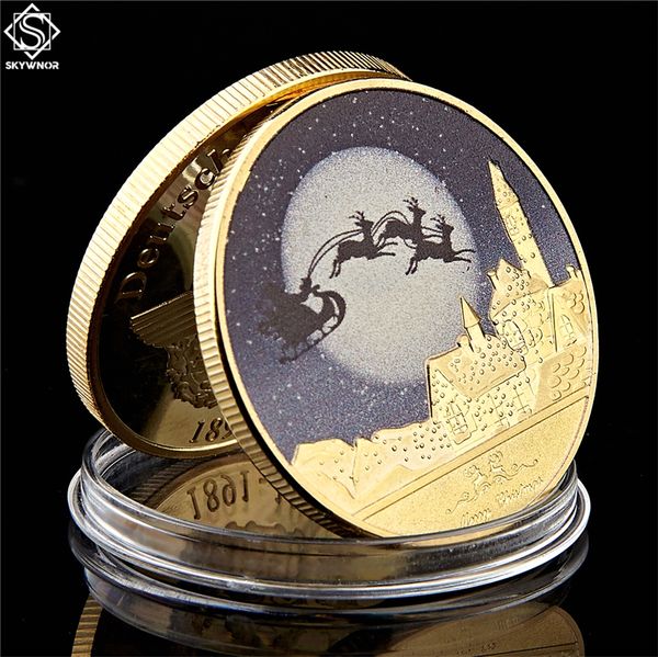 colour christmas santa claus craft gold plated commemorative coin souvenir collectible art and brand
colour christmas santa claus craft gold plated commemorative coin souvenir collectible art and brand