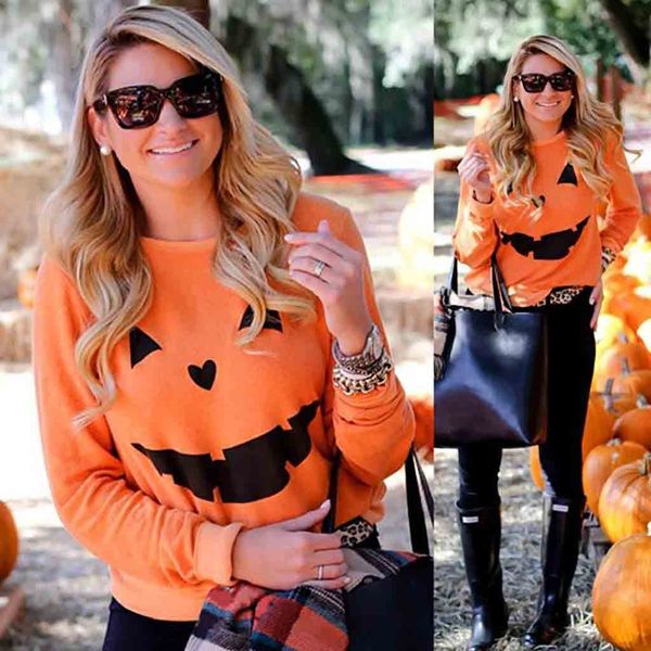 2020 new women's long-sleeved printed sweater 2020 new women's long-sleeved printed pumpkin t-shirt pumpkin t-shirt sweater wptyz, Black
2020 new women's long-sleeved printed sweater 2020 new women's long-sleeved printed pumpkin t-shirt pumpkin t-shirt sweater wptyz, Black