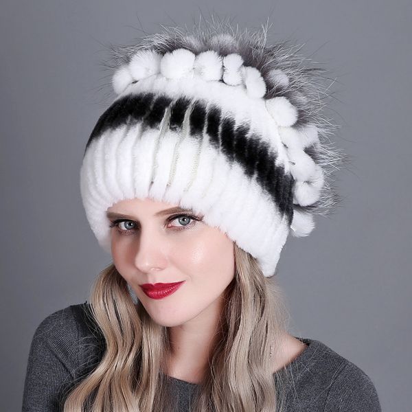 beanie/skull caps flowers striped fur beanies fashion girls thick casual hats winter autumn women hat knitted real with, Blue;gray
beanie/skull caps flowers striped fur beanies fashion girls thick casual hats winter autumn women hat knitted real with, Blue;gray