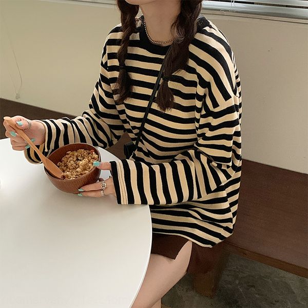 2020 leather t-shirt sweater autumn newstyle all-match casual sweater flesh-covering contrast color striped long-sleeved t-shirt s68l3 s68l3, Black
2020 leather t-shirt sweater autumn newstyle all-match casual sweater flesh-covering contrast color striped long-sleeved t-shirt s68l3 s68l3, Black