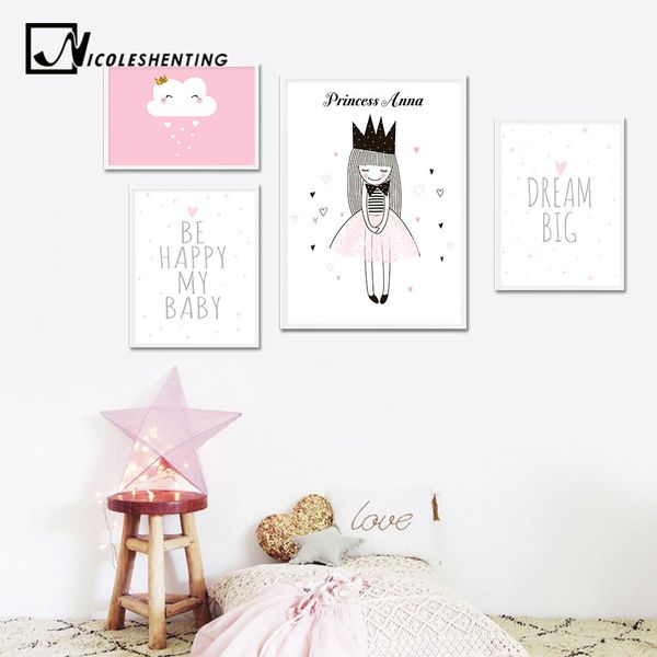 custom name poster baby girl nursery wall art canvas print pink cartoon painting nordic kids decoration picture bedroom decor
custom name poster baby girl nursery wall art canvas print pink cartoon painting nordic kids decoration picture bedroom decor