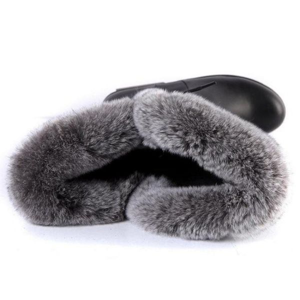 women elegant office long genuine leather fur platform thigh high boots winter zipper thick heels knight booties, Black
women elegant office long genuine leather fur platform thigh high boots winter zipper thick heels knight booties, Black