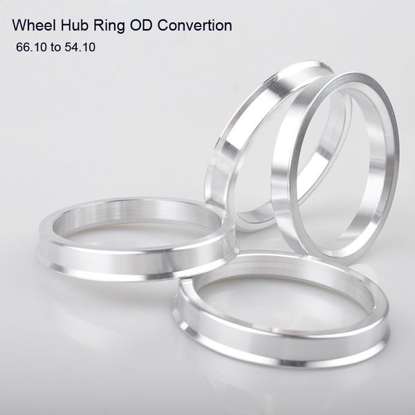 4pcs wheel hub center rings aluminum alloy centric hub ring od 66.1mm to id 54.1mm
4pcs wheel hub center rings aluminum alloy centric hub ring od 66.1mm to id 54.1mm