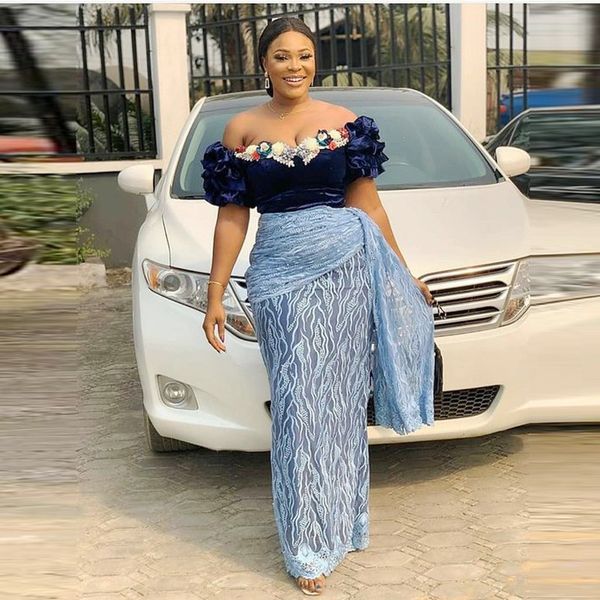 plus size evening dresses african off shoulder appliques ruffles lace prom dress short sleeves aso ebi women party gowns robe de soiree, Black;red
plus size evening dresses african off shoulder appliques ruffles lace prom dress short sleeves aso ebi women party gowns robe de soiree, Black;red