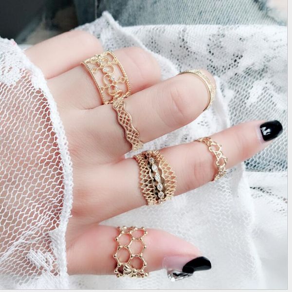 jewelry gold color band rings classic hollow out lace open romantic rings for women fahshion, Silver
jewelry gold color band rings classic hollow out lace open romantic rings for women fahshion, Silver