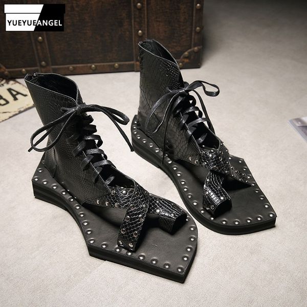 sandals 2021 design runway genuine leather snakeskin casual lace up vintage gladiator geometric shape sole mens shoes, Black
sandals 2021 design runway genuine leather snakeskin casual lace up vintage gladiator geometric shape sole mens shoes, Black