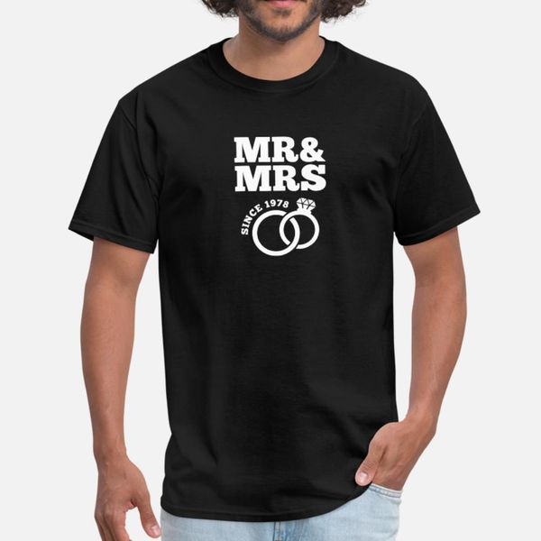 mr mrs since 1978 42nd wedding anniversary t shirt men design cotton plus size 3xl original fitness casual summer slim shirt, White;black
mr mrs since 1978 42nd wedding anniversary t shirt men design cotton plus size 3xl original fitness casual summer slim shirt, White;black