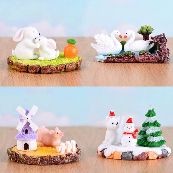 1 set miniatures mini figurines moss micro landscape cut cartoon animal table ornament cute resin crafts garden home decor
1 set miniatures mini figurines moss micro landscape cut cartoon animal table ornament cute resin crafts garden home decor