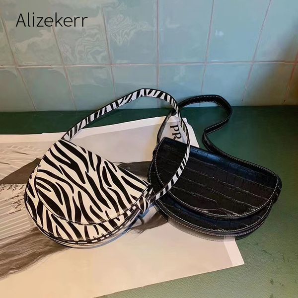 cross body zebra pattern half moon shoulder bag women 2021 elegant crocodile saddle handbag female fashion purse high quality
cross body zebra pattern half moon shoulder bag women 2021 elegant crocodile saddle handbag female fashion purse high quality