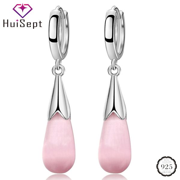 huisept fashion 925 silver earrings jewelry water drop pink cat eye stone long style ornaments earrings for female wedding party
huisept fashion 925 silver earrings jewelry water drop pink cat eye stone long style ornaments earrings for female wedding party