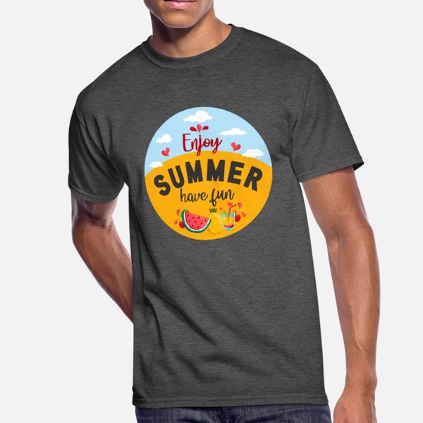 enjoy summer have fun t shirt men create 100% cotton crew neck male graphic authentic summer formal shirt
enjoy summer have fun t shirt men create 100% cotton crew neck male graphic authentic summer formal shirt