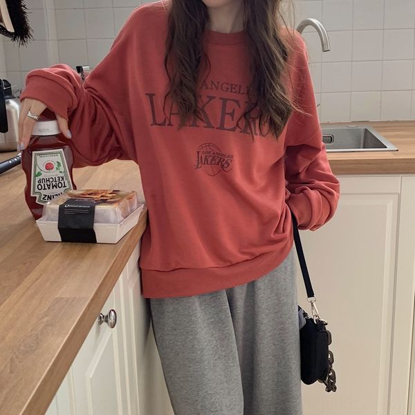 2020 autumn chic korean style loose casual round neck letter printing casual round neck pullover pullover sweater for women chuqc, Black
2020 autumn chic korean style loose casual round neck letter printing casual round neck pullover pullover sweater for women chuqc, Black