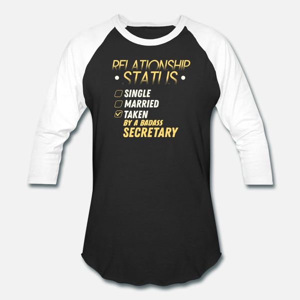relationship status taken by a badass secretary t shirt men printing tee shirt round neck vintage loose authentic spring natural shirt
relationship status taken by a badass secretary t shirt men printing tee shirt round neck vintage loose authentic spring natural shirt