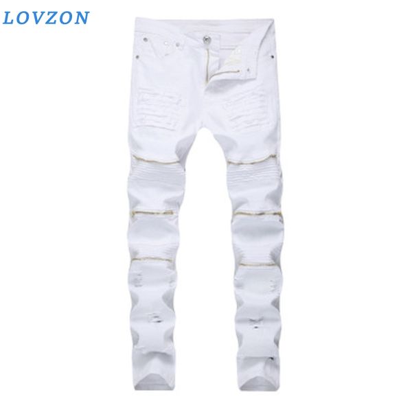 lovzon узкие джинсы мужчины multiple zipper мода повседневная slim fit байкер джинсы hip hop дыры изношенные джинсовый ночной клуб брюки, Blue
lovzon узкие джинсы мужчины multiple zipper мода повседневная slim fit байкер джинсы hip hop дыры изношенные джинсовый ночной клуб брюки, Blue