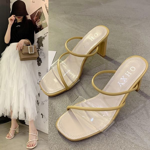 2020 clear heels slippers women sandals summer shoes fish mouth square heels women pumps transparent high sandals open to, Black
2020 clear heels slippers women sandals summer shoes fish mouth square heels women pumps transparent high sandals open to, Black