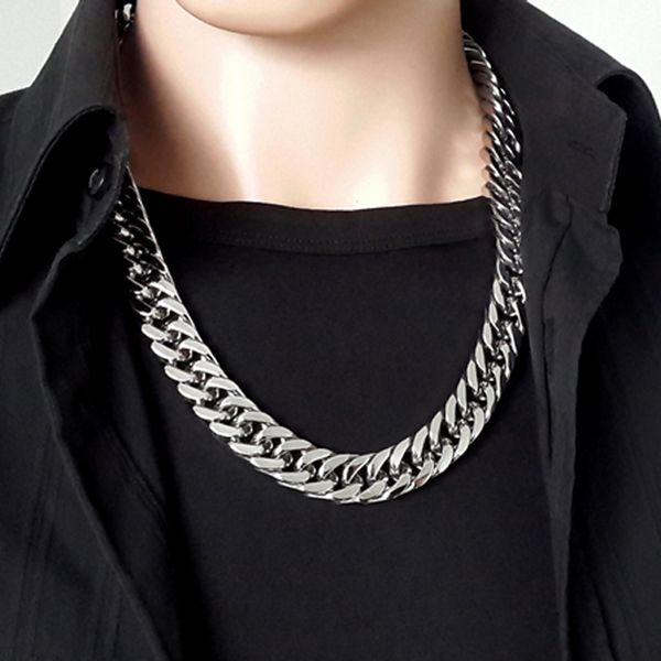 tisnium cuban men's necklace silver color 316l heavy stainless steel choker gift punk hip-hop boys jewelry accessories link 14mm
tisnium cuban men's necklace silver color 316l heavy stainless steel choker gift punk hip-hop boys jewelry accessories link 14mm