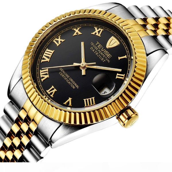 men watches automatic self-wind mechanical watch stainless steel luxury wristwatch relojes hombre, Slivery;brown
men watches automatic self-wind mechanical watch stainless steel luxury wristwatch relojes hombre, Slivery;brown