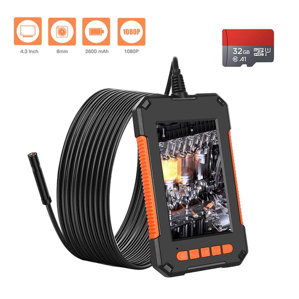 industrial borescope 1080p 2.0mp snake camera 8mm borescope camera 4.3 " ips screen waterproof inspection with 32gb
industrial borescope 1080p 2.0mp snake camera 8mm borescope camera 4.3 " ips screen waterproof inspection with 32gb