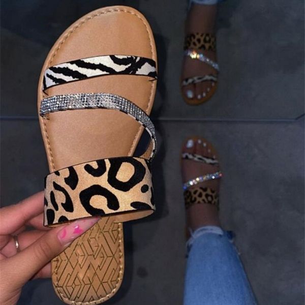 woman outside beach slip slides mujer leopard print slippers women 2020 summer crystal bling lady flat leisure shoes, Black
woman outside beach slip slides mujer leopard print slippers women 2020 summer crystal bling lady flat leisure shoes, Black