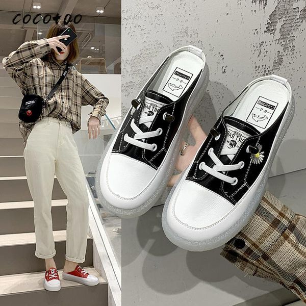 little daisy half slippers women 2020 summer new korean version of wild students small white shoes women board shoes tide, Black
little daisy half slippers women 2020 summer new korean version of wild students small white shoes women board shoes tide, Black