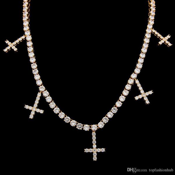 european and american hip-hop zircon one row necklace cross pendant personality male necklace, Black
european and american hip-hop zircon one row necklace cross pendant personality male necklace, Black