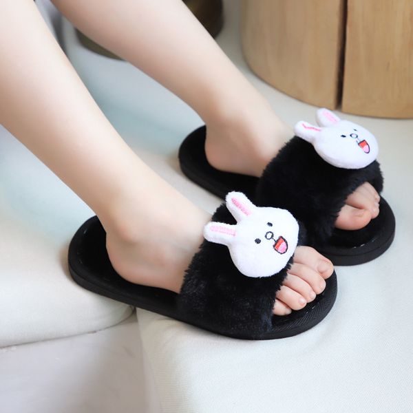children fur indoor slippers shoes kids winter girls cartoon home slippers baby non-slip cartoon cute plush warm shoes, Black;grey
children fur indoor slippers shoes kids winter girls cartoon home slippers baby non-slip cartoon cute plush warm shoes, Black;grey