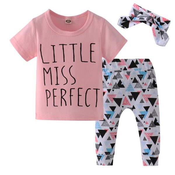3pcs baby girl clothes kids letter t-shirt+geometric pants+headband newborn clothes outfit summer casual infant clothing sets, White
3pcs baby girl clothes kids letter t-shirt+geometric pants+headband newborn clothes outfit summer casual infant clothing sets, White