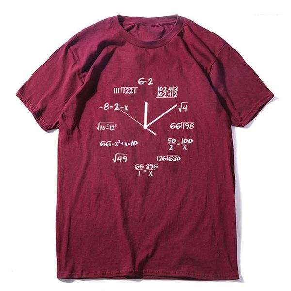 men tshirts funny short sleeve o-neck male tshirts cool summer loose homme tees math clock print, White;black
men tshirts funny short sleeve o-neck male tshirts cool summer loose homme tees math clock print, White;black