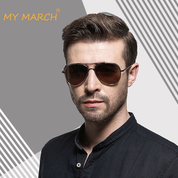 mymarch fashion polarized sunglasses men brand design vintage pilot sun glasses for men classic alloy male glasses oculos uv4400, White;black
mymarch fashion polarized sunglasses men brand design vintage pilot sun glasses for men classic alloy male glasses oculos uv4400, White;black
