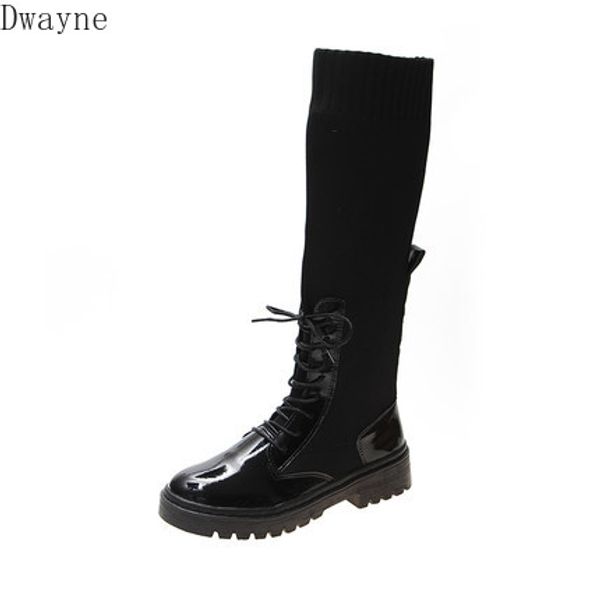mid-boots female 2020 autumn and winter new british wind sponge cake knit elastic korean version of the wild socks boots, Black
mid-boots female 2020 autumn and winter new british wind sponge cake knit elastic korean version of the wild socks boots, Black