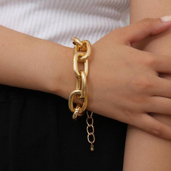 punk chunky chain link bracelet for women rock hip-hop boys men bangels gold color lovers bangels anklet thicken wrist bracelet, Black
punk chunky chain link bracelet for women rock hip-hop boys men bangels gold color lovers bangels anklet thicken wrist bracelet, Black